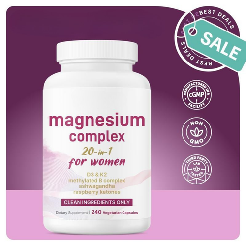 Magnesium Complex for Women | Supports Relaxation, Muscle Recovery & Hormonal Balance